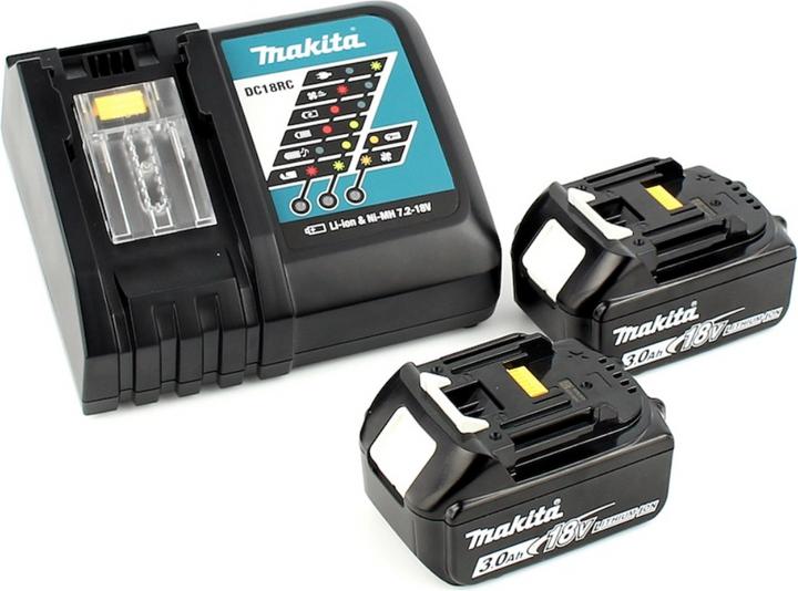 Immagine prodotto Makita BBO 180 RFJ 18V Li-ion batteria levigatrice orbitale + 2x batteria 3,0Ah + caricatore + Makpac (Levigatrici rotorbitali)