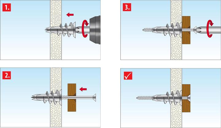 Produktbild Tox Gipskartondübel Spiral Plus (50 Stk.)