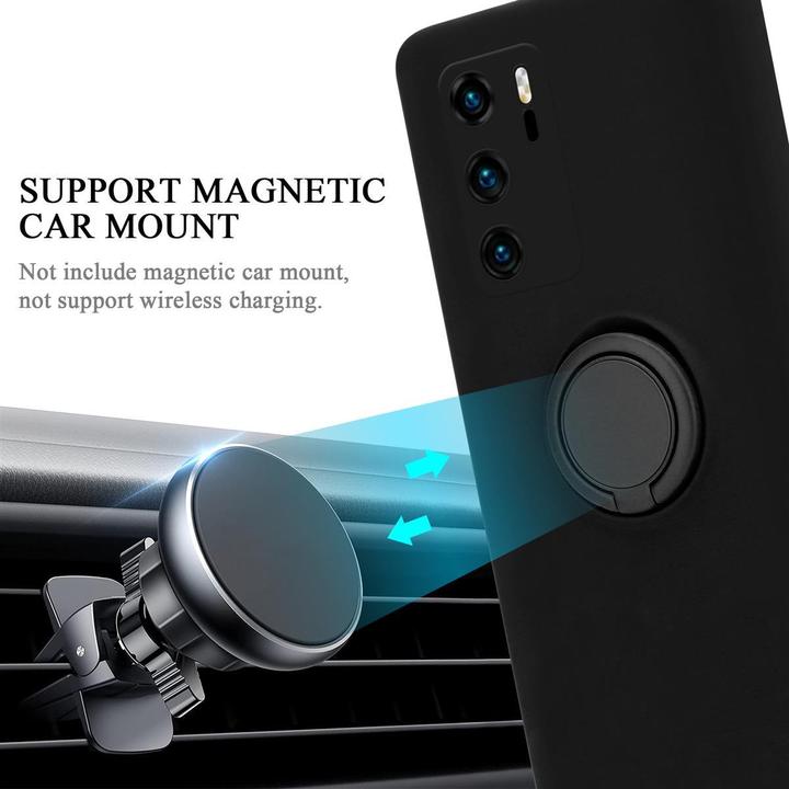 Actual product image Cadorabo TPU Liquid Ring Silicone Case Cover (Huawei P40)