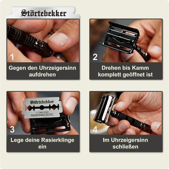 Actual product image Störtebekker Premium safety razor set