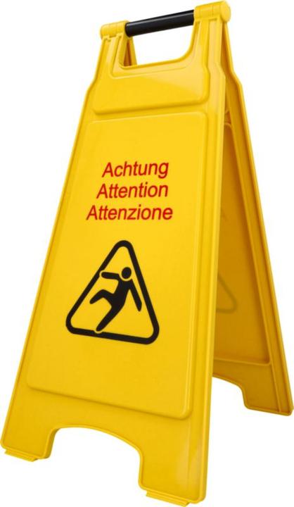 Tegro Warnschild Achtung Rutschgefahr