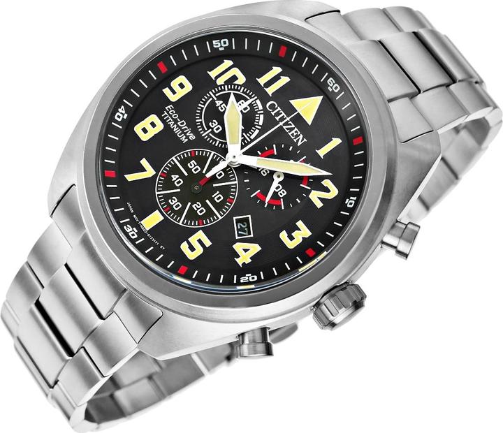 Produktbild Citizen AT2480-81E Eco-Drive Super-Titanium Chronograph 43mm (Chronograph, 43 mm)