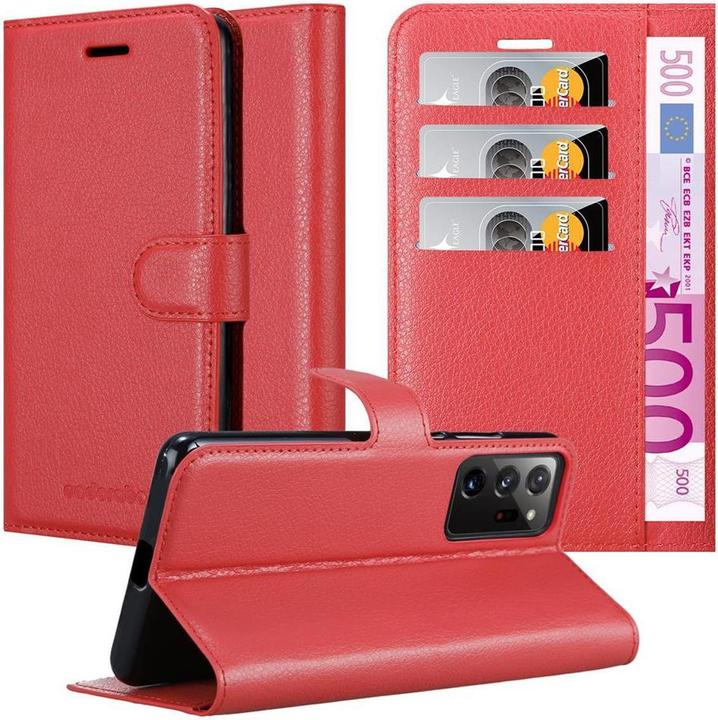Actual product image Cadorabo Book with stand function cover (Samsung Galaxy Note 20+)