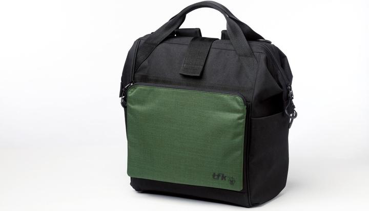 Actual product image TFK Olive diaper bag