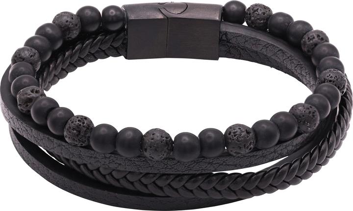 Actual product image Heideman Lino black colours (23 cm, 100% leather)