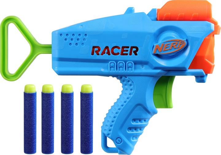 Actual product image Nerf Elite Junior Racer Easy Play Dart Blaster