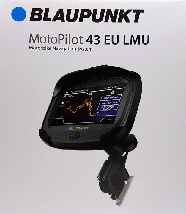 Actual product image Blaupunkt MotoPilot 43 EU LMU, motorbike, pedestrian navigation device (4.30")