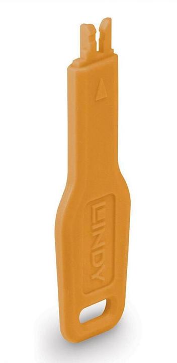 Produktbild Lindy Schlüssel für RJ45 Port Schloss Orange (47896)