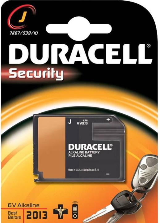 Produktbild Duracell Security (1 Stk., J, 500 mAh)
