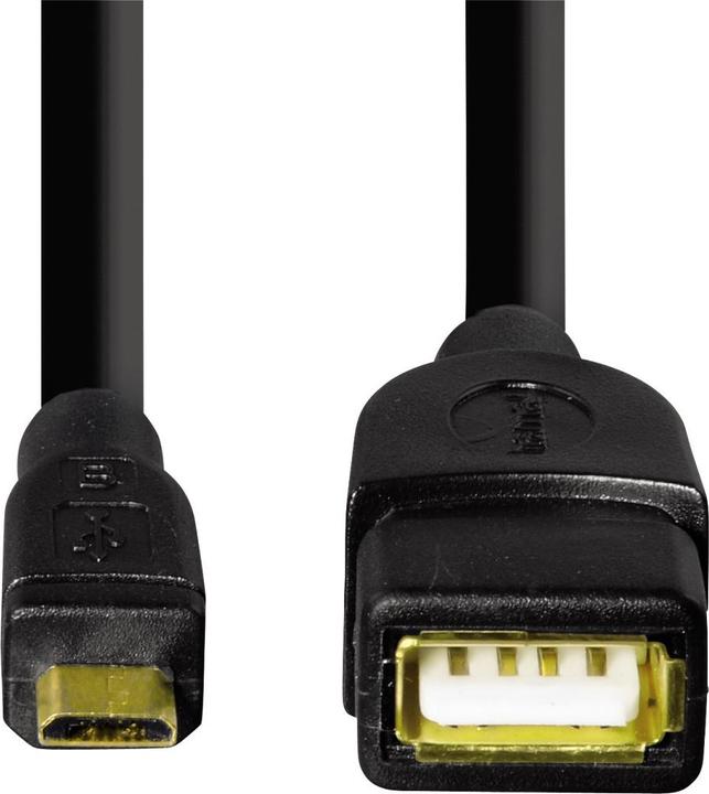 Produktbild Hama USB-2.0-OTG-Adapterkabel (0.15 m, USB 2.0)