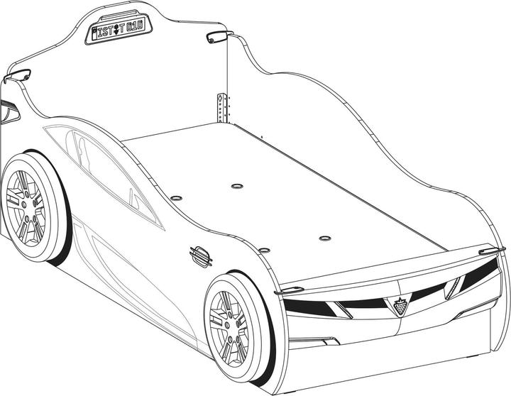Produktbild Cilek Autobett Coupe für 2 (90 x 190 cm)