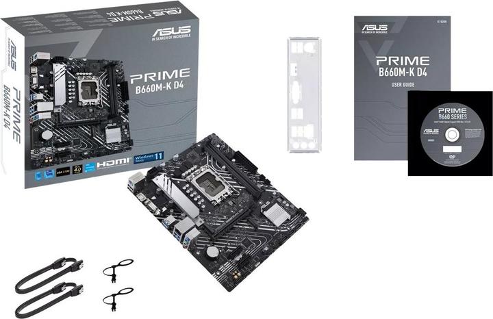 Produktbild ASUS Mainboard||Intel B660|LGA1700|MicroATX|Speicher DDR4 (LGA 1700, Intel B660, mATX)