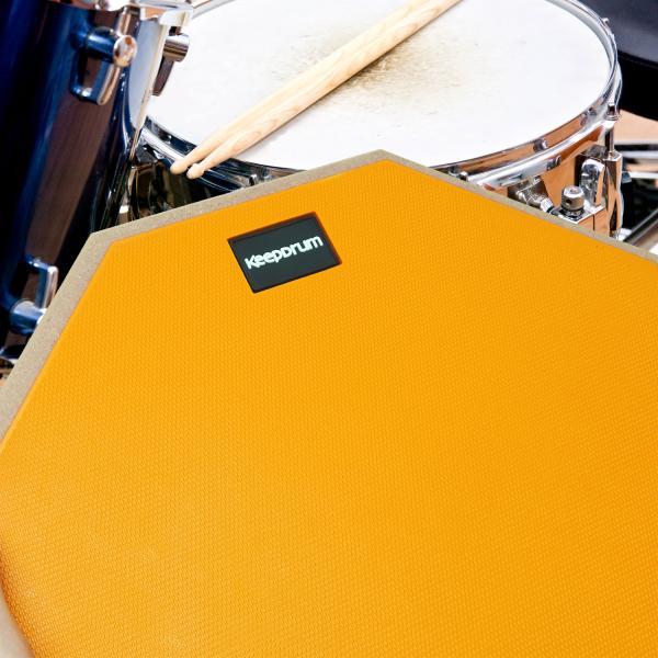 Produktbild keepdrum Übungspad Orange 12 Zoll mit Anhänger