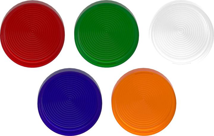 Actual product image Schneider Electric Indicator lamp, Ř 22, round, spherical cap, 5 ZB4BV003