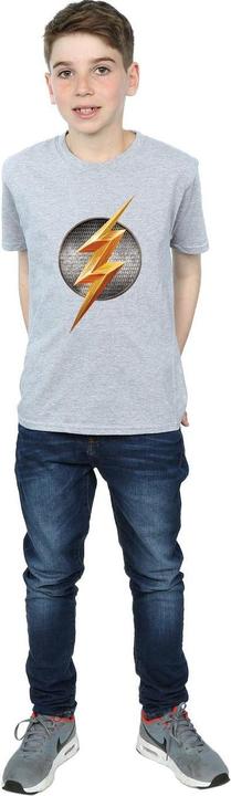 Actual product image Boys Justice League Movie Flash Emblem T-Shirt (116)