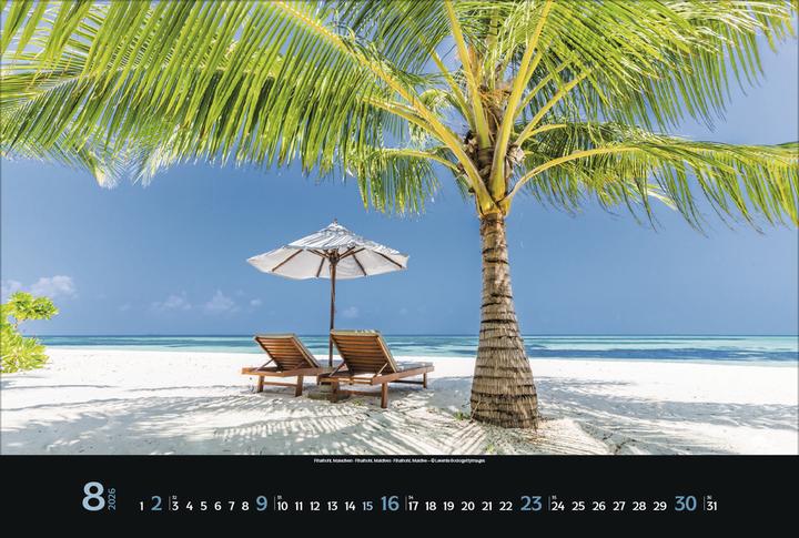 Produktbild Verlag Bildkalender Trauminseln 2026, Papierformat: Kein