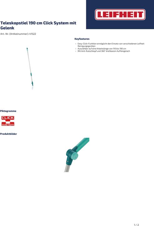 Produktbild Leifheit Stahl & Gelenk (1 Stk.)