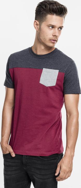 Produktbild Urban Classics 3-Tone Pocket Tee (S)