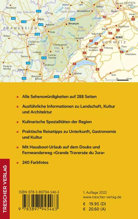 Image du produit Reiseführer Französischer Jura (Allemand, Sabine Herre, 2022)