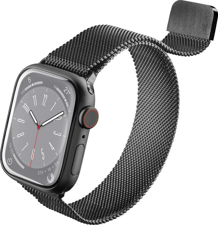 Actual product image Cellularline Steel Band - Apple Watch (38 mm, 40 mm, 41 mm, Stainless steel, Apple Watch Series 4, Apple Watch Series 5, Apple Watch Series 6, Apple Watch Series 7, Apple Watch Series 8, Apple Watch Series 9, Apple Watch SE, Apple Watch Series 1, Apple Watch Series 2, Apple Watch Series 3)