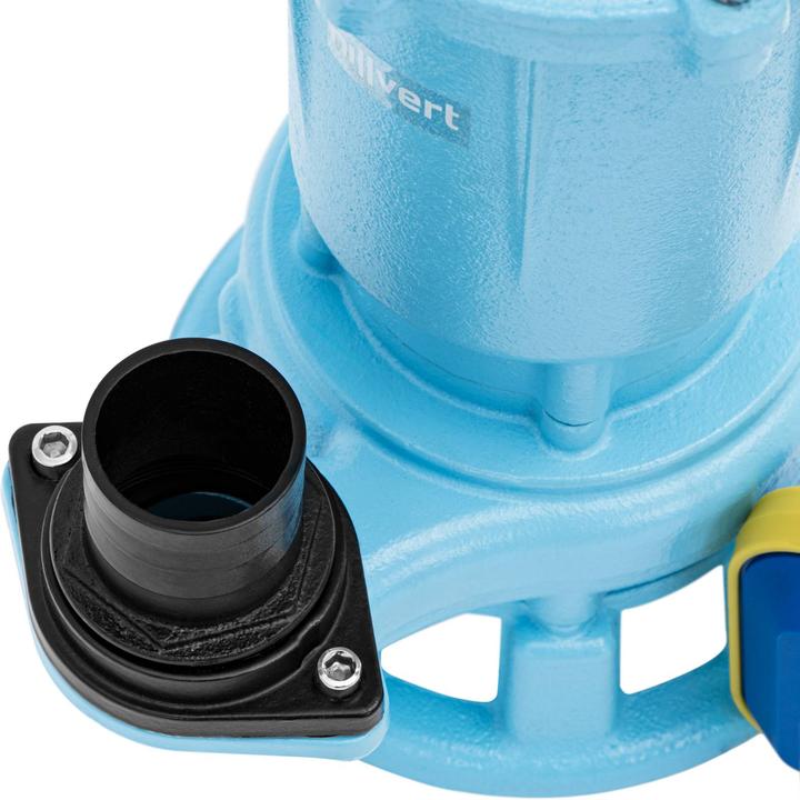 Immagine prodotto Hillvert Pompa sommersa - 500 l/min - 2.100 W - Interruttore galleggiante - Sistema di taglio (Pompa per acque cariche)