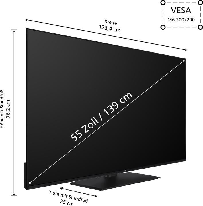 Immagine prodotto JVC LT-55VUQ3455 LED-TV UHD QLED TIVO (55", QLED, 4K, 2024)