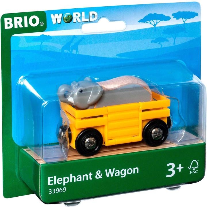 Produktbild Brio Elefant und Wagen