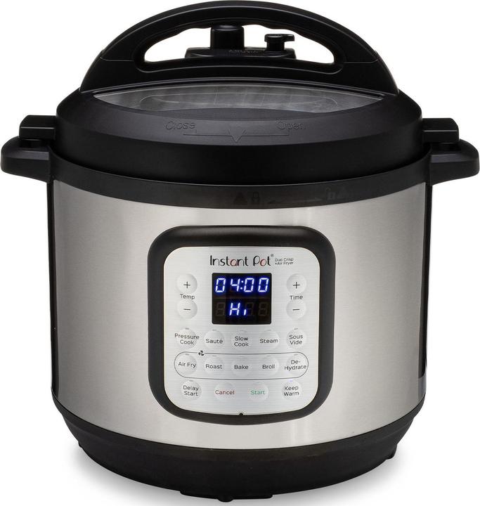 Produktbild Instant Pot Duo Crisp 7,6L multicooker met airfryer 11-in-1 - snelkookpan - pressure cooker - rijstkoker - s