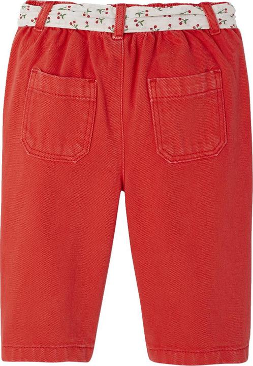 Vertbaudet Weite Baby Hose mit Bindegürtel