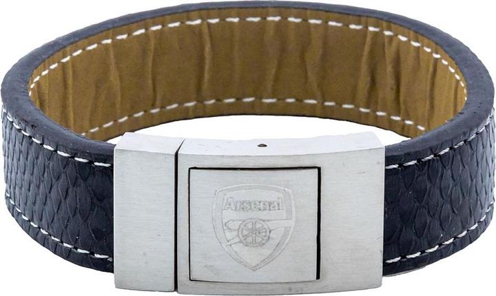 Produktbild Arsenal FC Genäht Armband Leder (21.50 cm, 100% synthetisches Material)