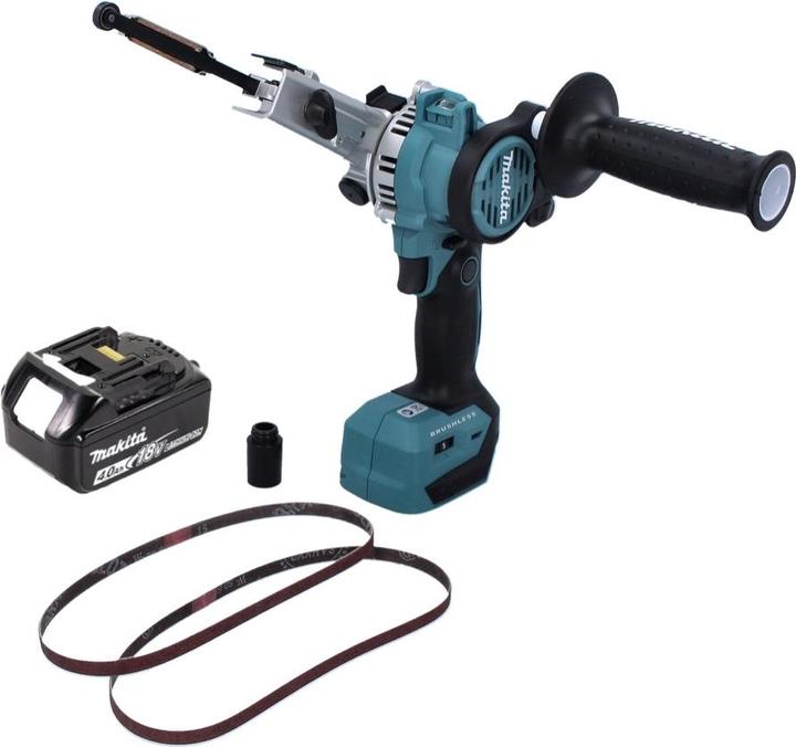 Immagine prodotto Makita DBS 180 M1 Batteria a nastro 18 V 9 x 533 mm Brushless + 1x batteria 4.0 Ah - senza caricatore