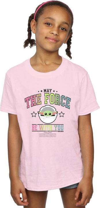 Produktbild Star Wars The Mandalorian The Force Collegiate TShirt Mädchen (140, 146)