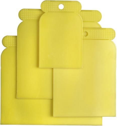 technocraft Plastic spatula set, 4 pcs.