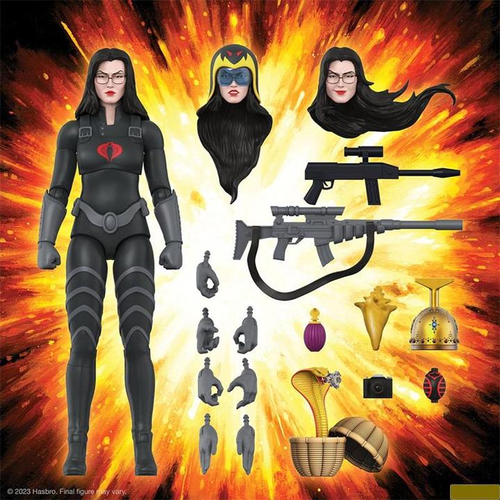 Image du produit Super7 G.I. Joe figurine Ultimates Baroness (Black Suit) 18 cm