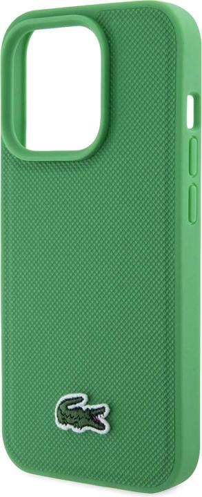 Lacoste LCHMP15XPVCN iPhone 15 Pro Max 6.7" zielony/green étui rigide Iconic Petit Pique MagSafe (Apple iPhone 15 Pro Max)