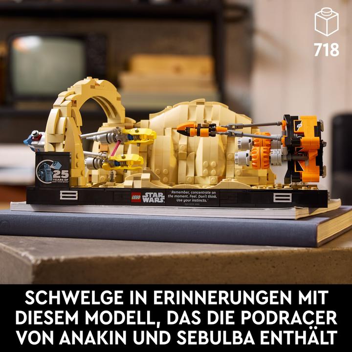 Actual product image LEGO Pod racing in Mos Espa - Diorama (75380, LEGO Star Wars)