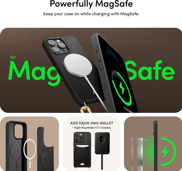 Immagine prodotto Cyrill Classic MAG iPhone 15 Pro 6.1" fascino Magsafe czarny/nero ACS06773 (Apple iPhone 15 Pro)