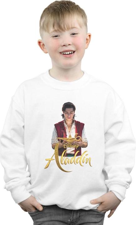 Actual product image Disney Boys Aladdin Movie Aladdin Photo Sweatshirt (116)