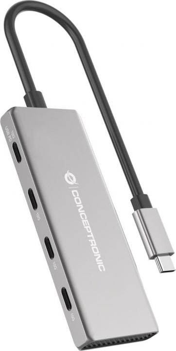 Conceptronic 4 Port USB-Hub (USB-C, 4 Porti)