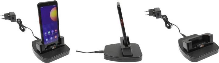 Actual product image Brodit 216368 Table Charging Station 1-Compartment Mobile Charger Samsung Galaxy Xcover 5 Black (5 W)