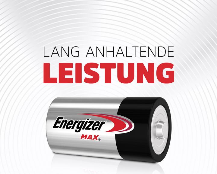 Image du produit Energizer Max Alcaline (2 pcs, C, 8000 mAh)