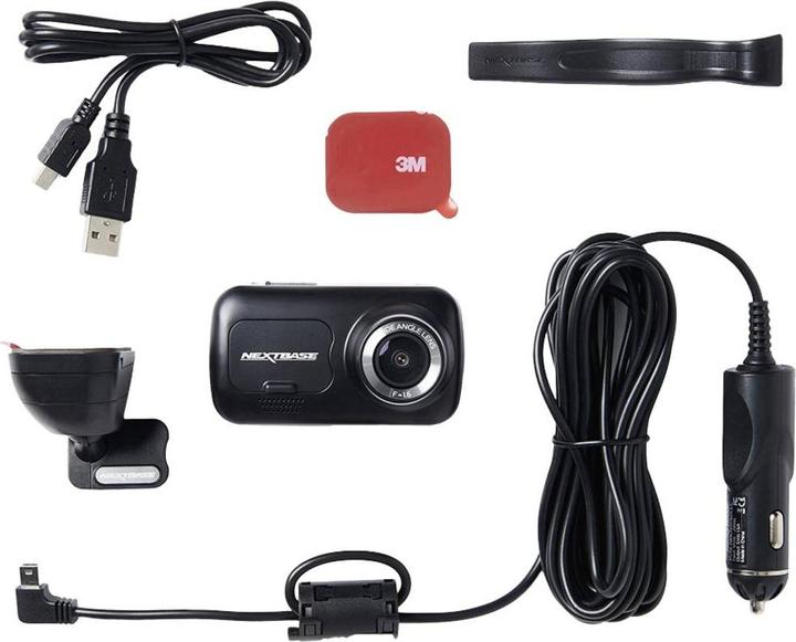 Actual product image Nextbase 222 Dashcam (Built-in display, Rechargeable battery, Bluetooth, Wi-Fi, GPS receiver, Accelerometer, Built-in microphone, Full HD)