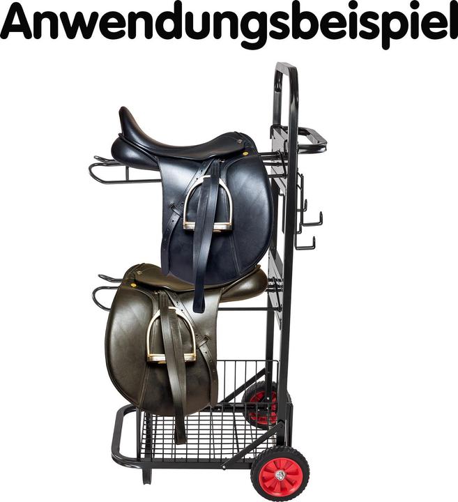 Actual product image Dema Ascot Saddle Trolley / Horse Saddle Holder / Saddle Caddy