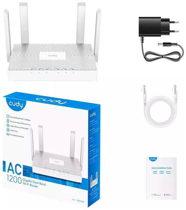 Actual product image Cudy Router WR1300E