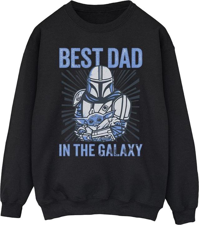 Star Wars Mandalorian Best Dad Galaxy Sweatshirt