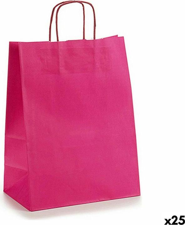 Produktbild Pincello Papiertaschen 24 x 12 x 40 cm Rosa (25 Stück) (Geschenktüte, 25 x)