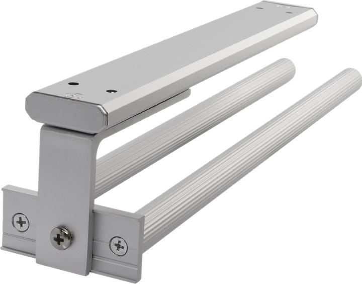 Productafbeelding Grimme Theedoekhouder Pluto 2-armig 330 mm aluminium zilver mat (1 Pcs.)