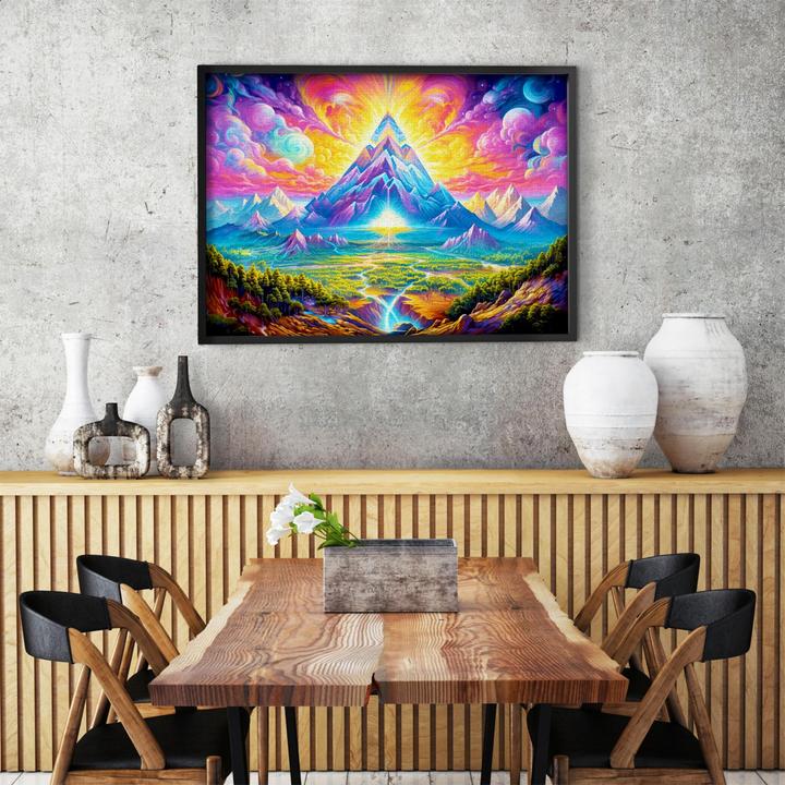 Actual product image Enjoy Puzzle Puzzle 1000 pieces - Woodland Pyramids (1000 pieces)