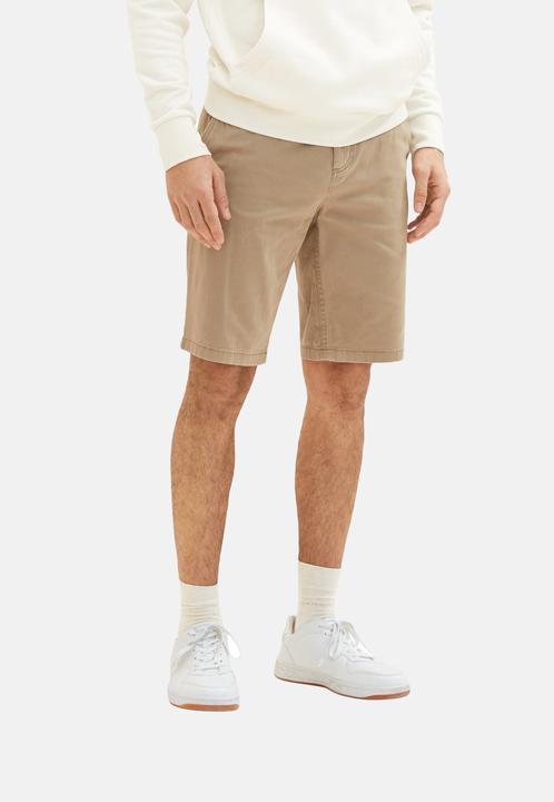 Actual product image Tom Tailor Slim-fit chino shorts with zip, button and side pockets (33)