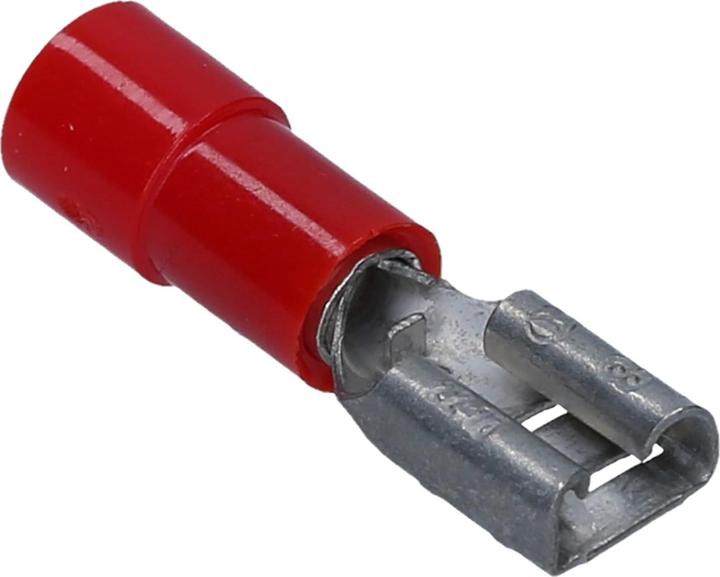Actual product image Kalitec 10 pieces FHR488 blade receptacle red 4.8x0.8 I 0.5-1.5mm² cable connector I partially insulated I
